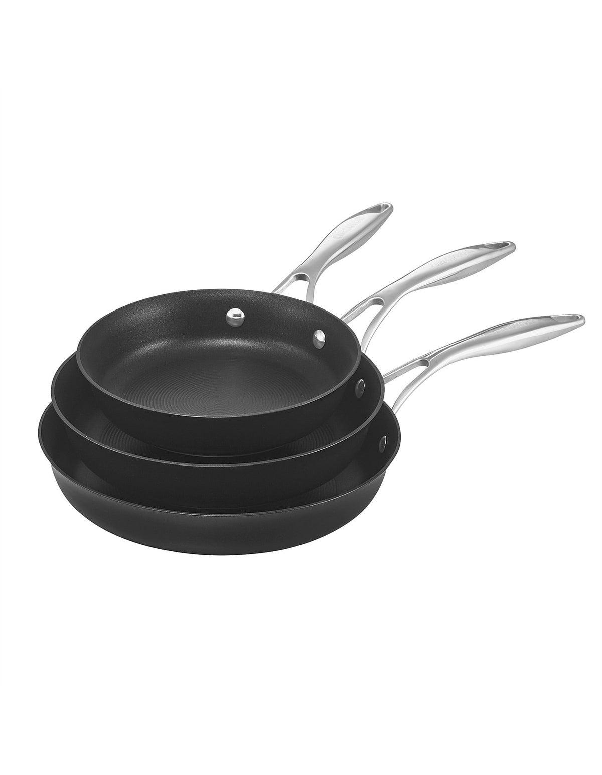 Style Nonstick Induction Skillet Triple Pack 21/25/28cm