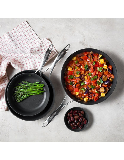 Style Nonstick Induction Skillet Triple Pack 21/25/28cm