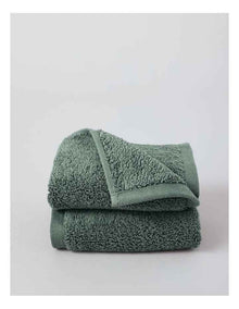 Australian Cotton 2pk Face Washer in Turquoise