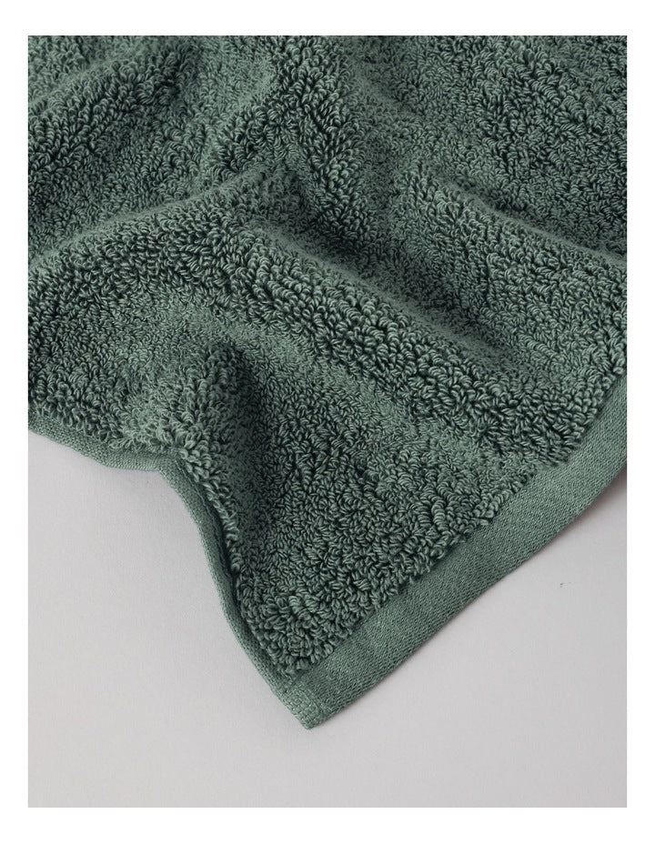 Australian Cotton 2pk Face Washer in Turquoise
