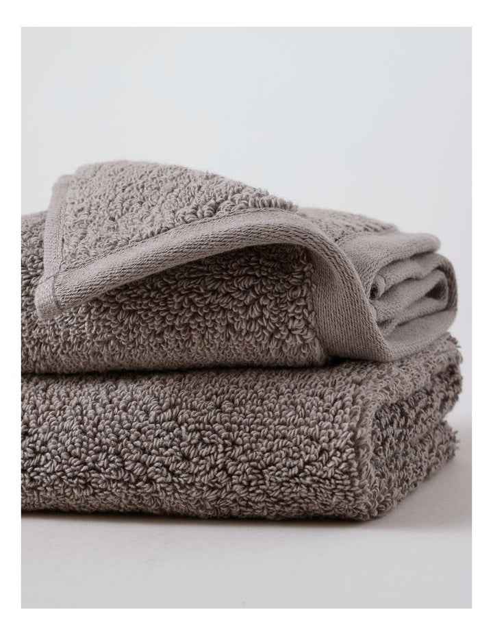 Australian Cotton Face Washer 2 Pack in Charcoal