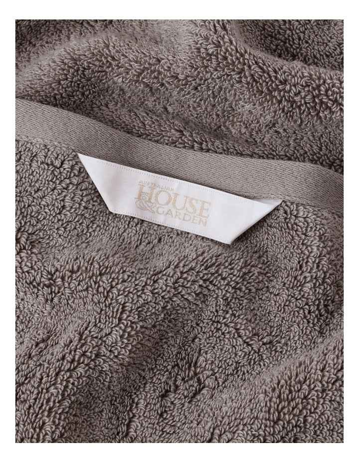 Australian Cotton Face Washer 2 Pack in Charcoal