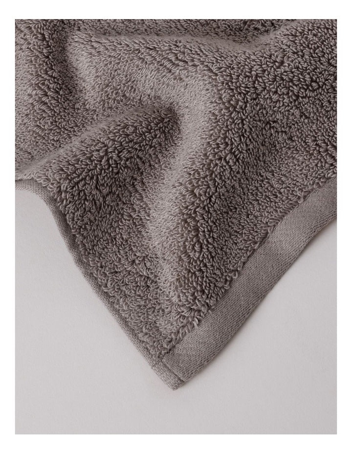 Australian Cotton Face Washer 2 Pack in Charcoal