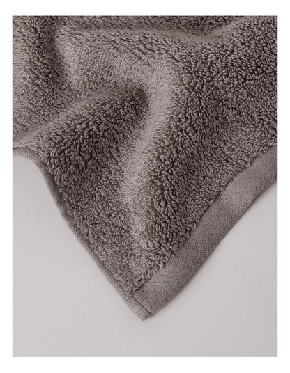 Australian Cotton Face Washer 2 Pack in Charcoal