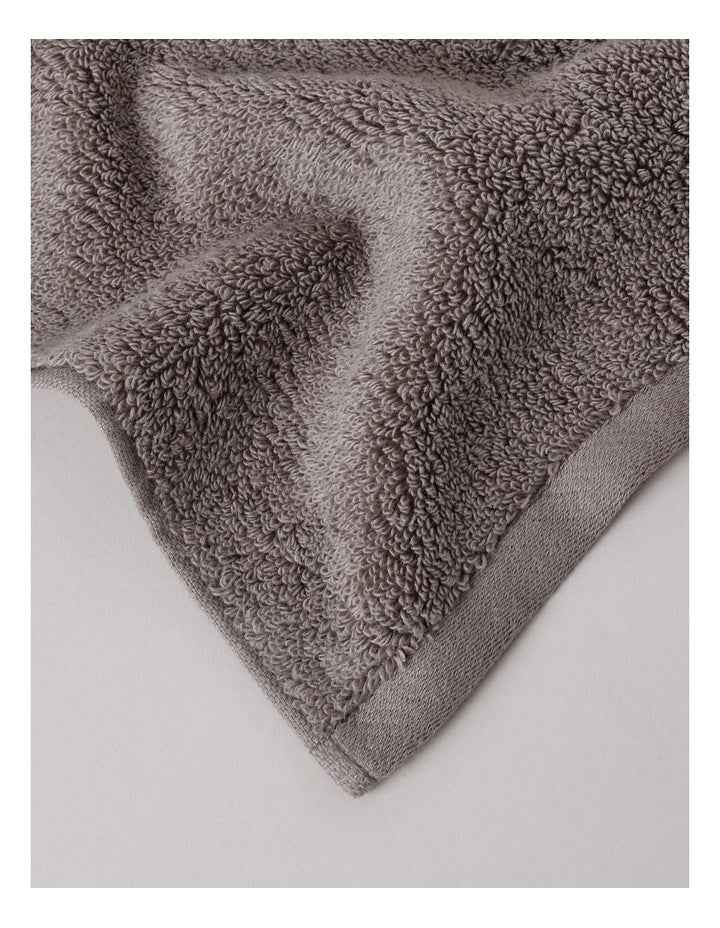 Australian Cotton Face Washer 2 Pack in Charcoal