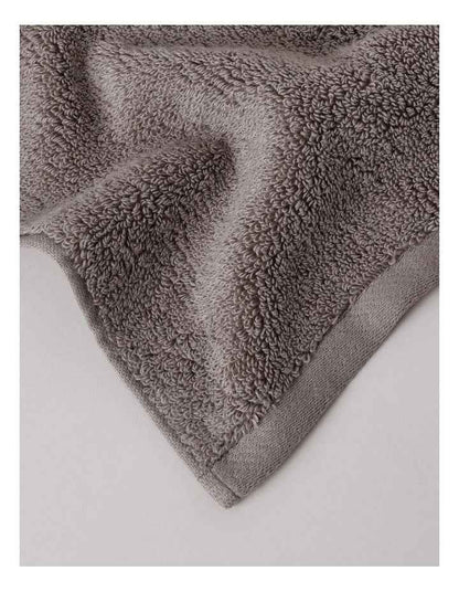 Australian Cotton Face Washer 2 Pack in Charcoal