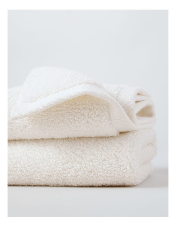 Australian Cotton Face Washer 2 Pack in White