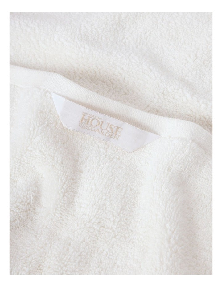 Australian Cotton Face Washer 2 Pack in White