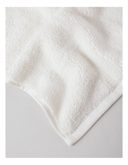 Australian Cotton Face Washer 2 Pack in White