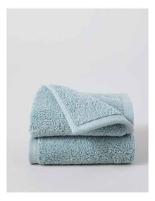 Australian Cotton Face Washer 2 Pack in Ocean