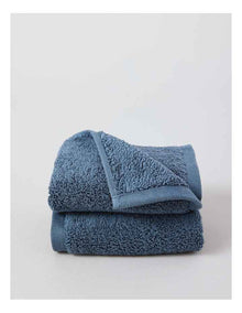 Australian Cotton 2pk Face Washer in Blue