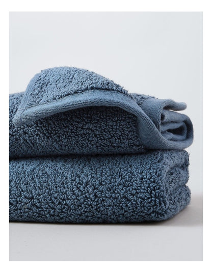 Australian Cotton 2pk Face Washer in Blue