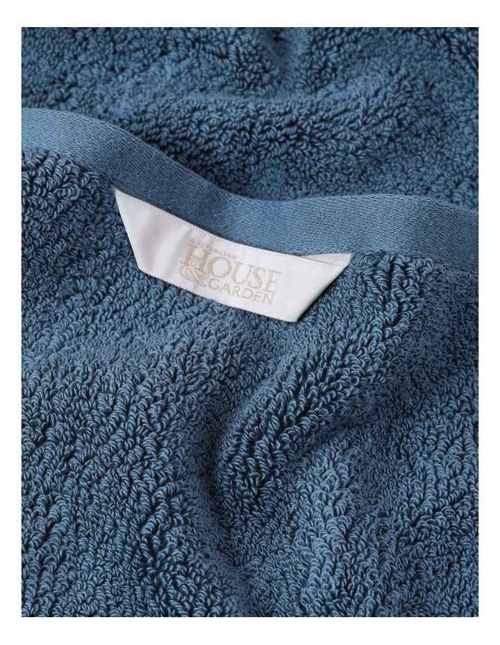 Australian Cotton 2pk Face Washer in Blue