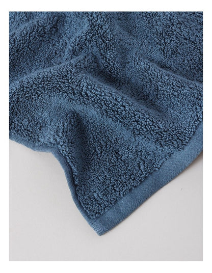 Australian Cotton 2pk Face Washer in Blue