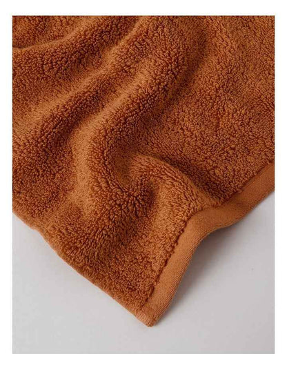 Australian Cotton 2pk Face Washer in Clay