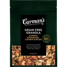 Carman's Granola Grain Free Almond, Macadamia, Cashew & Pecan 400g