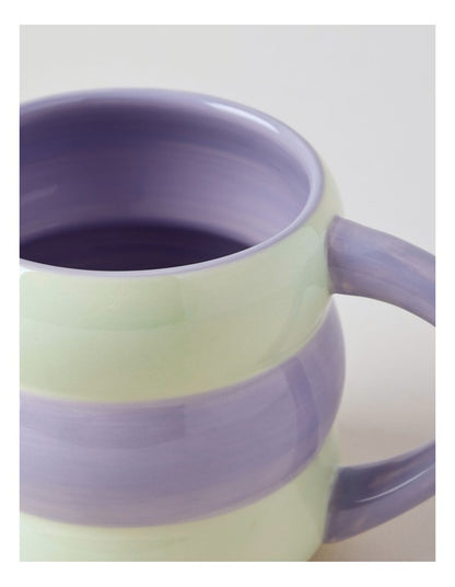Bubble Mug in Mint & Lilac