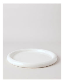 Bubble Serve Platter Large in Dove Grey