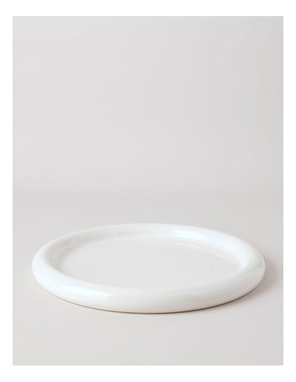 Bubble Serve Platter Large in Dove Grey