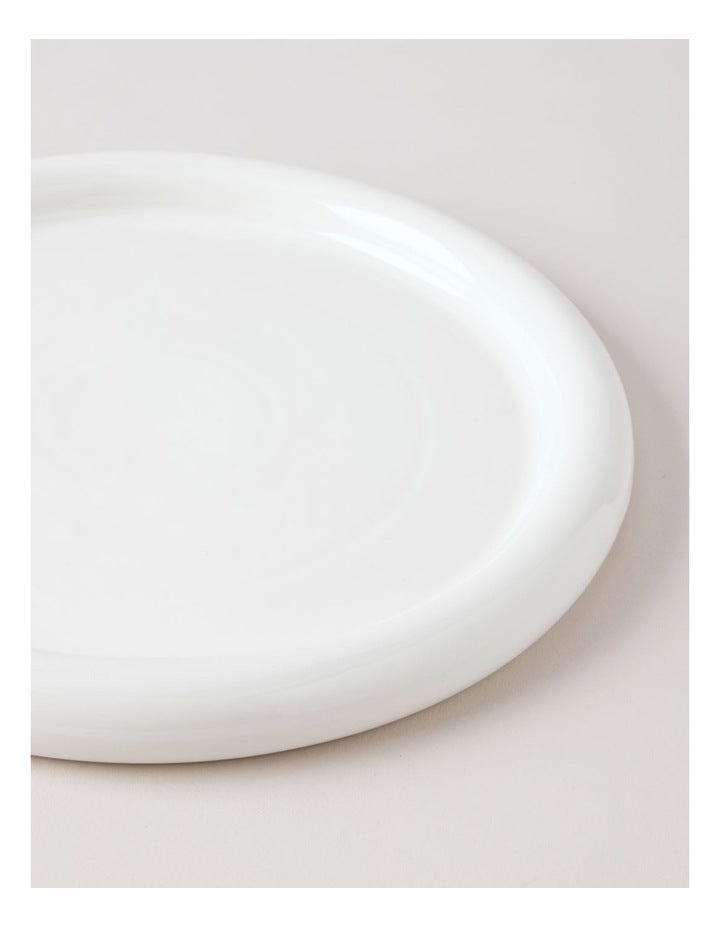 Bubble Serve Platter Large in Dove Grey