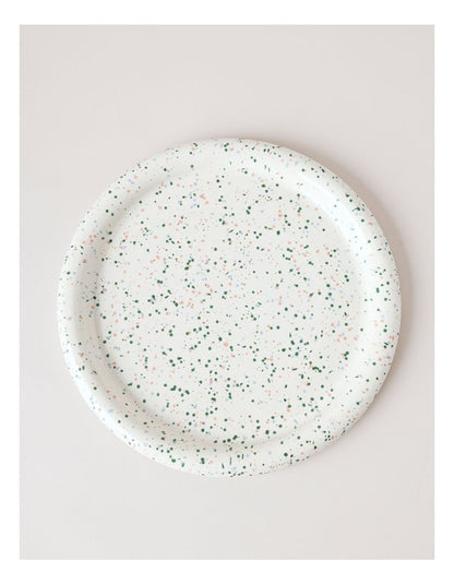 Bubble Serve Platter Large in Multicolour Speckle
