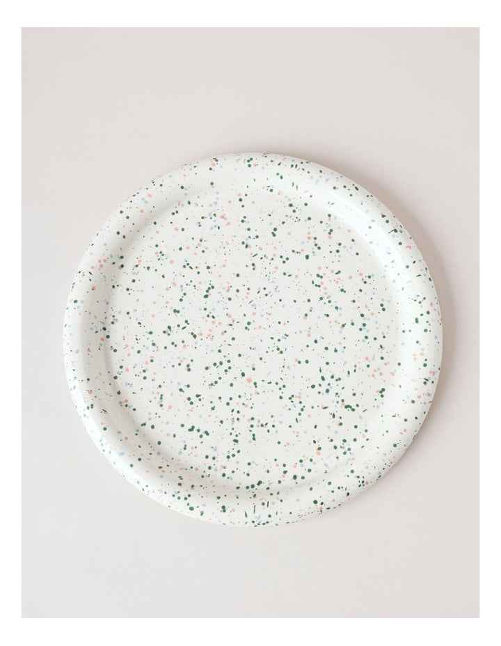 Bubble Serve Platter Large in Multicolour Speckle