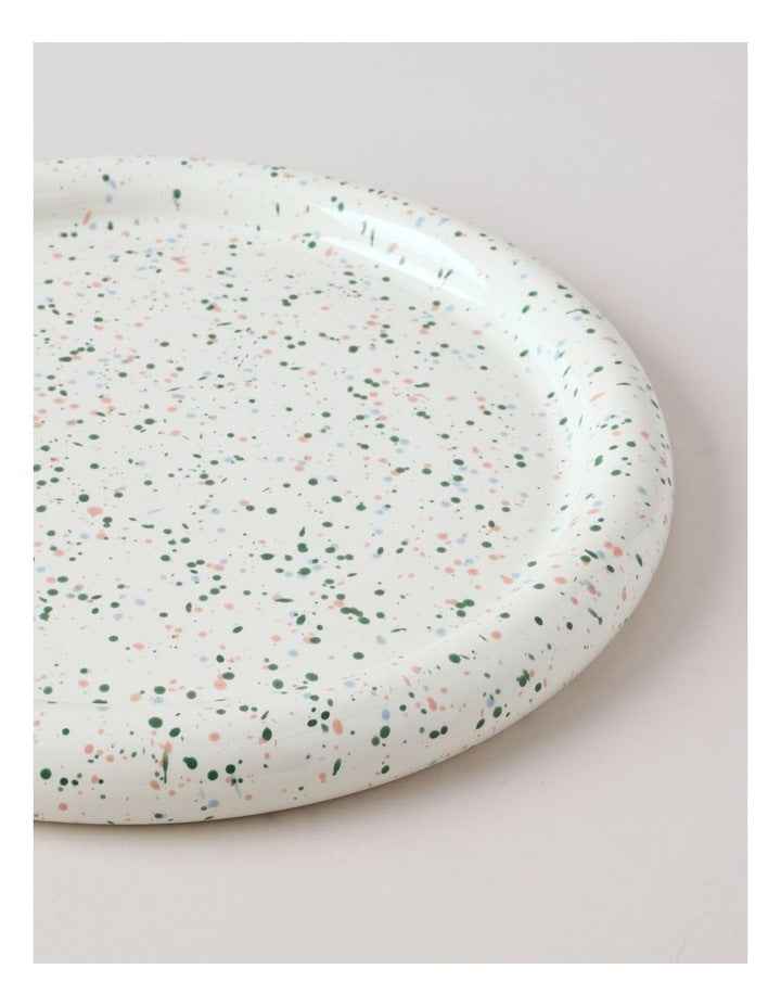 Bubble Serve Platter Large in Multicolour Speckle