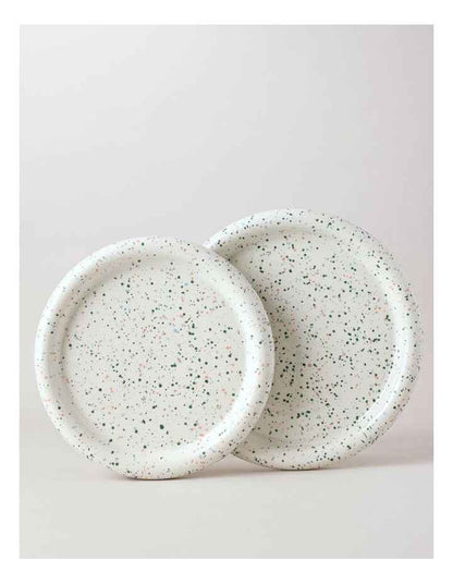 Bubble Serve Platter Large in Multicolour Speckle