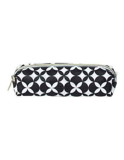 Makeup Pencil Case in Black/White