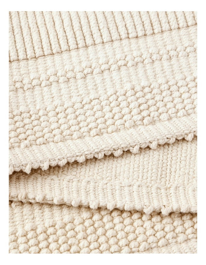 Textured Runner in Cream