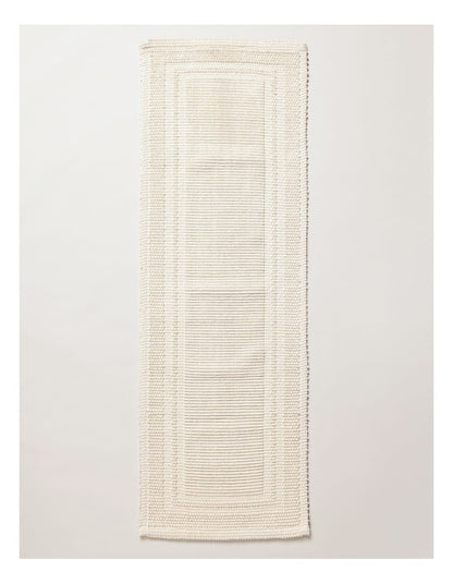 Textured Runner in Cream