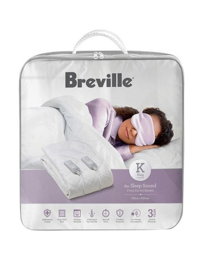 LEB459WHT2IAN1 The Sleep Sound Fitted Electric Blanket in White
