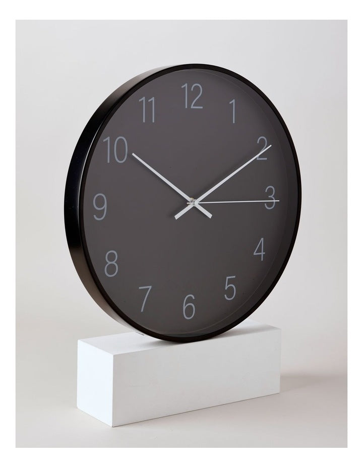 Tatum Clock 40cm in Black