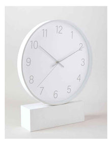 Tatum Clock 40cm in White