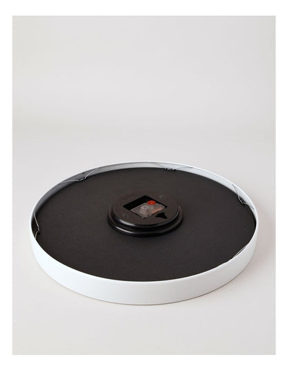 Tatum Clock 40cm in White
