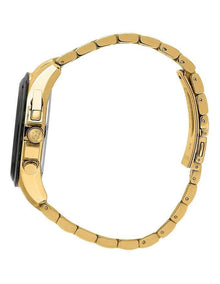 Traguardo 45mm Chronograph Watch in Black/Yellow/Gold