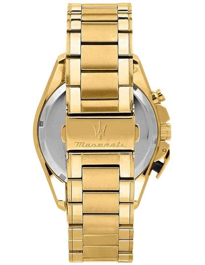 Traguardo 45mm Chronograph Watch in Black/Yellow/Gold