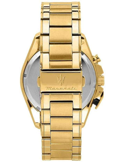 Traguardo 45mm Chronograph Watch in Black/Yellow/Gold