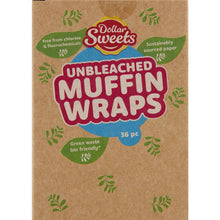 Dollar Sweets Unbleached Muffin Wraps 36 Pack
