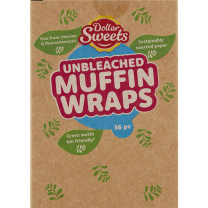 Dollar Sweets Unbleached Muffin Wraps 36 Pack