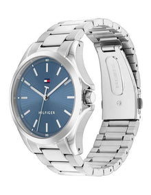 Bruce Stainless Steel Dial Watch in Blue