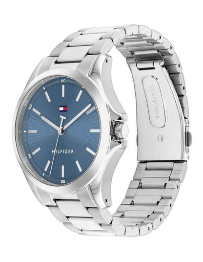 Bruce Stainless Steel Dial Watch in Blue
