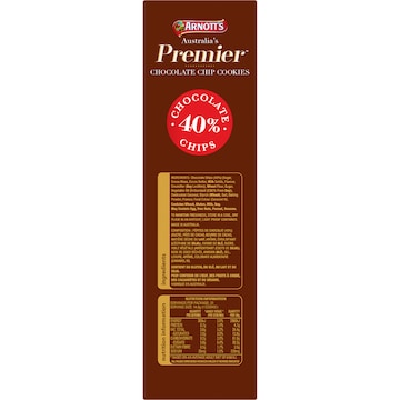 Arnott's Premier Chocolate Chip Cookies 310g