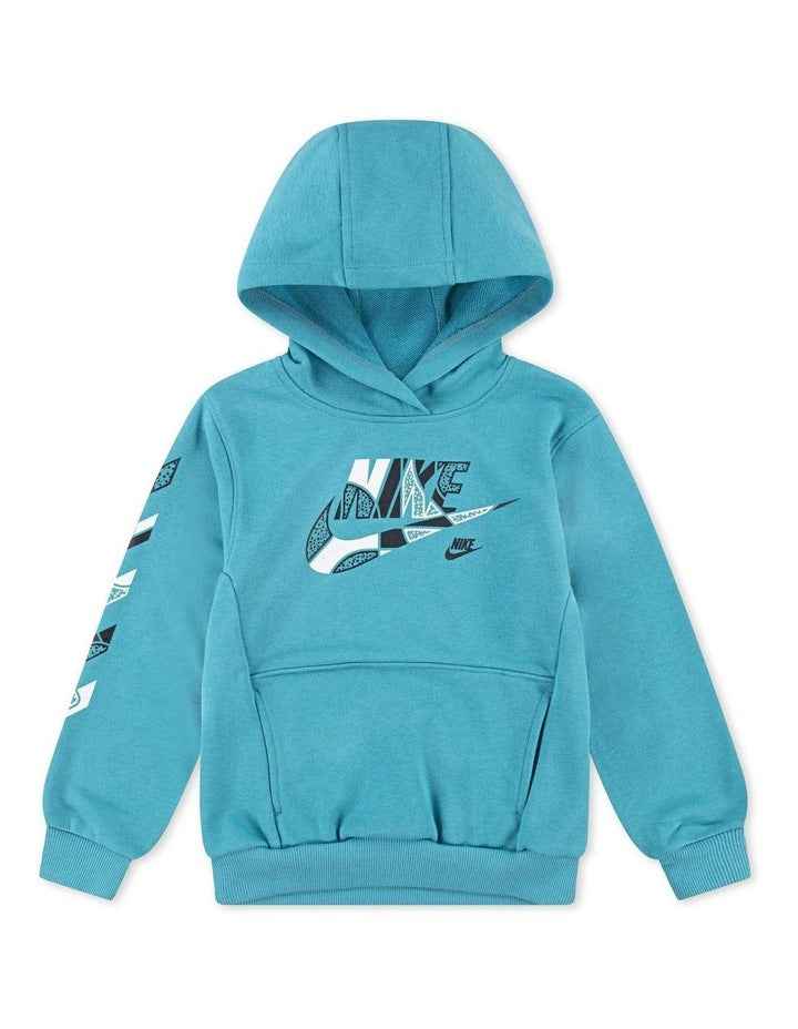 Outside The Lines French Terry Pull Over in Green