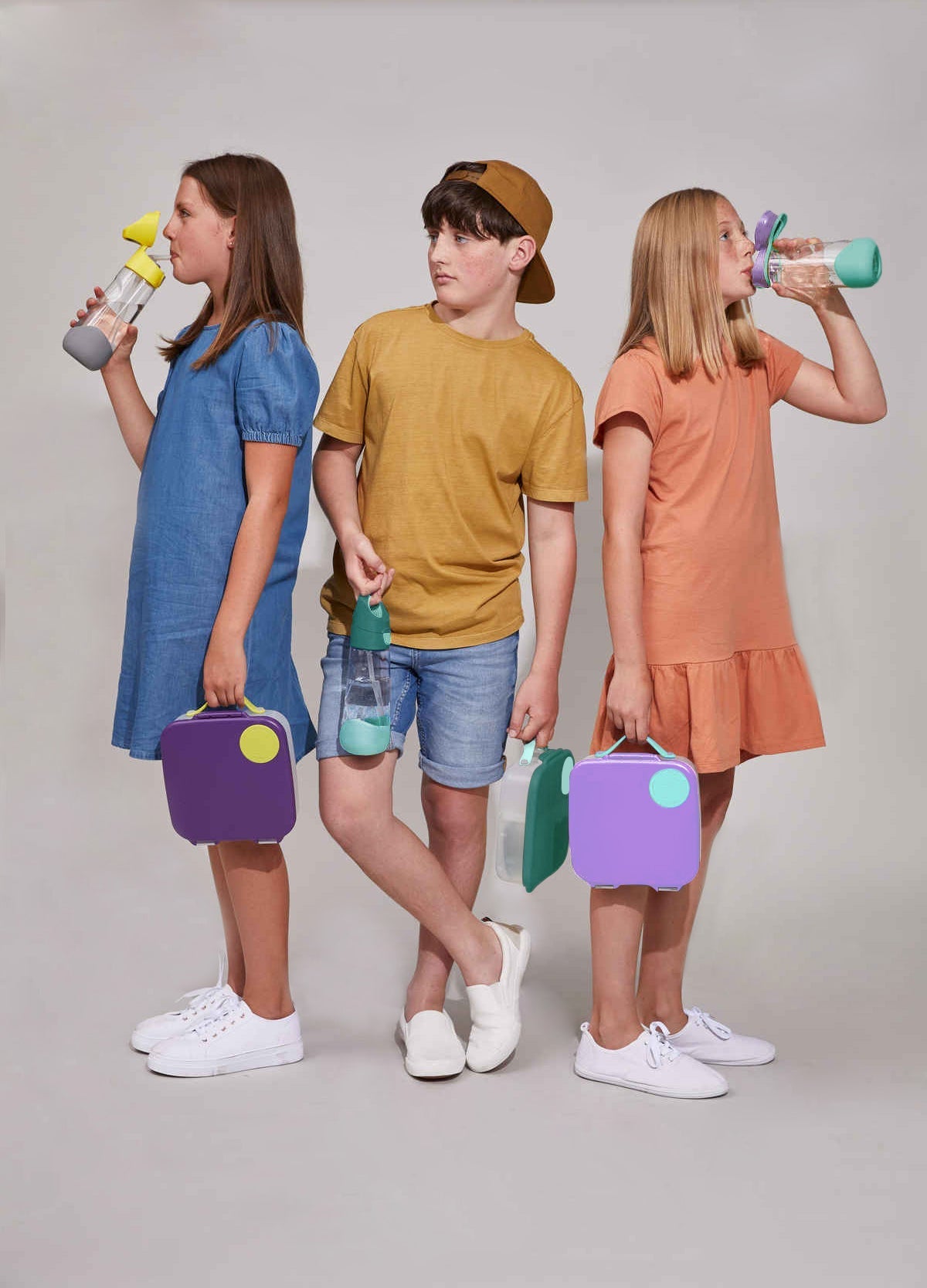 Bbox Lunch Box Pastel Colour 3 Designs Kids Lunch Box Retired 3yrs+
