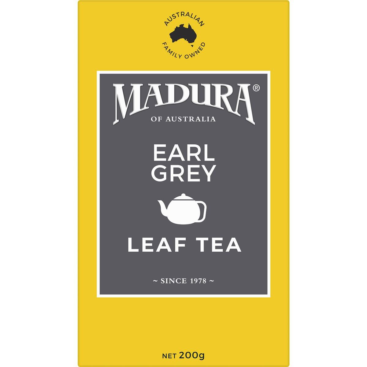 Madura Earl Grey Leaf Tea 200g
