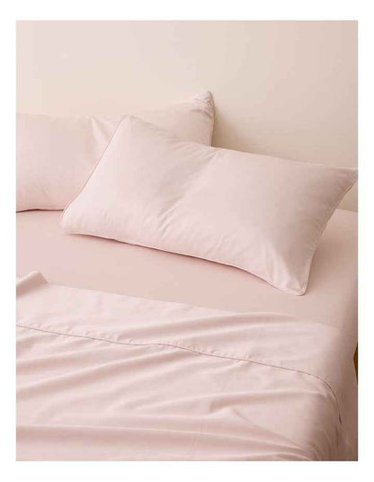Eden Cotton Standard Pillowcase Pair in Marshmallow