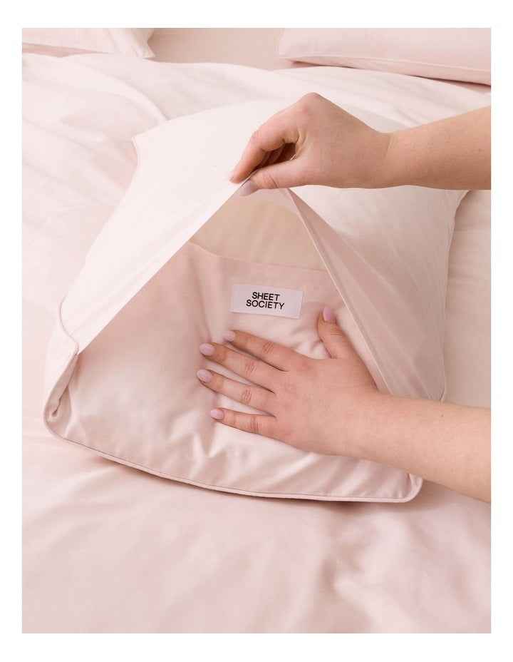Eden Cotton Standard Pillowcase Pair in Marshmallow