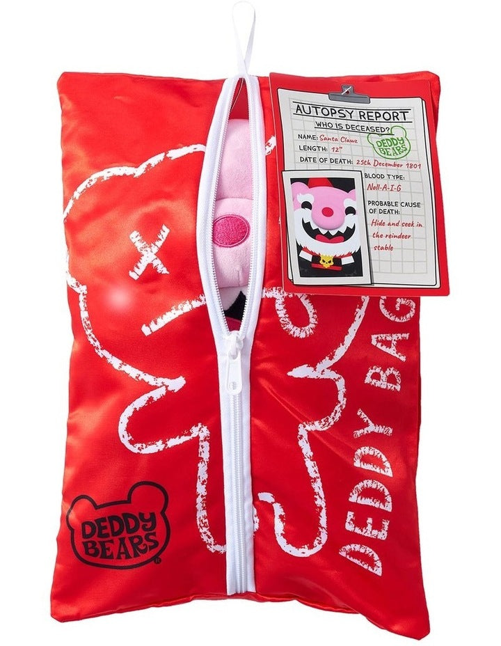 Christmas Plush in Bag - Santa Clawz in Assorted