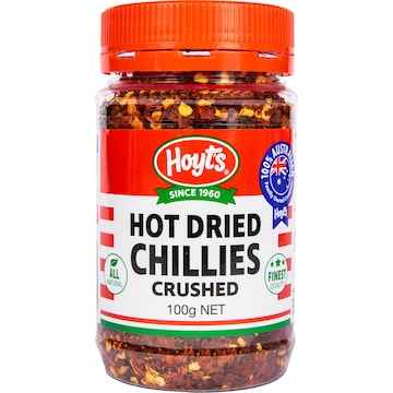 Hoyt's Chilli Dried Crushed 100g